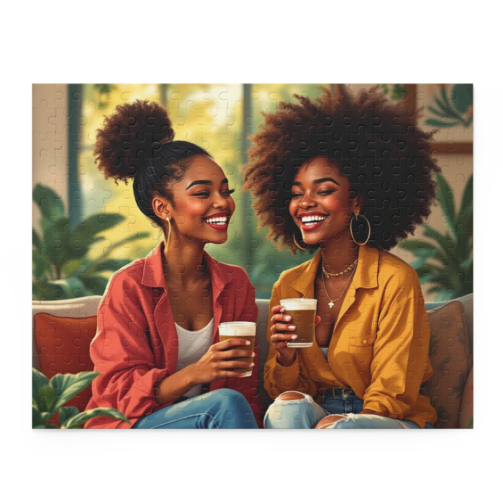 Friendship Coffee Puzzle: Cozy Jigsaw for Family Fun