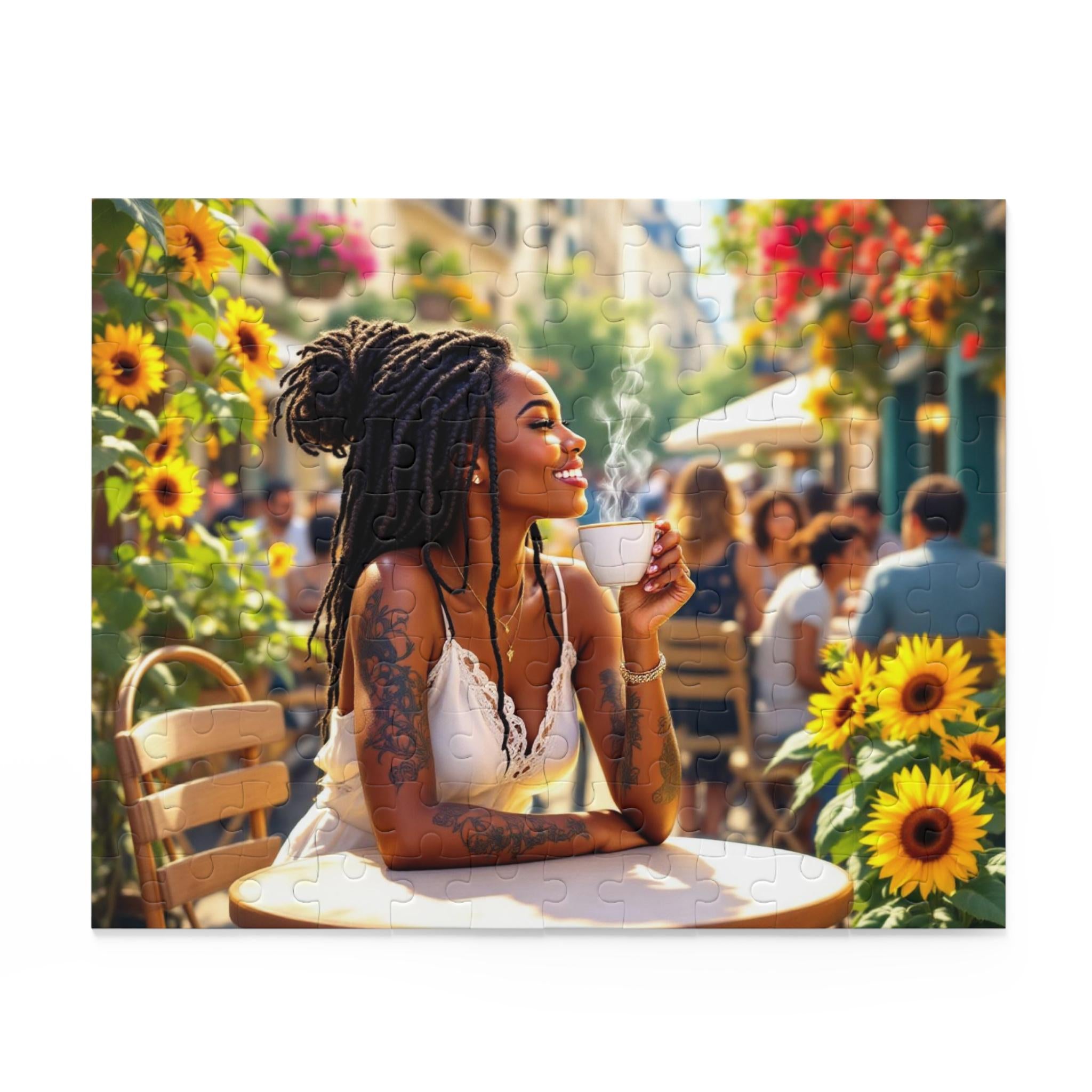 Coffee & Sunflowers Puzzle