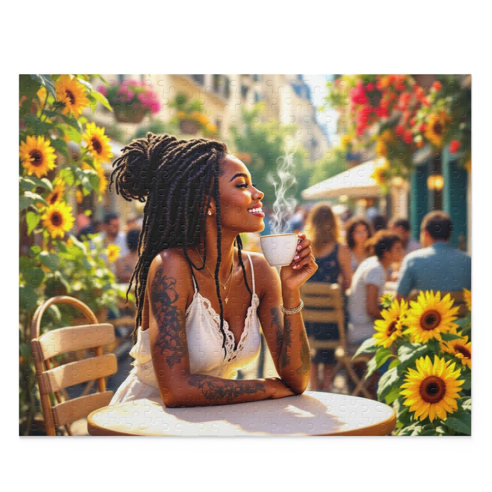 Coffee & Sunflowers Puzzle