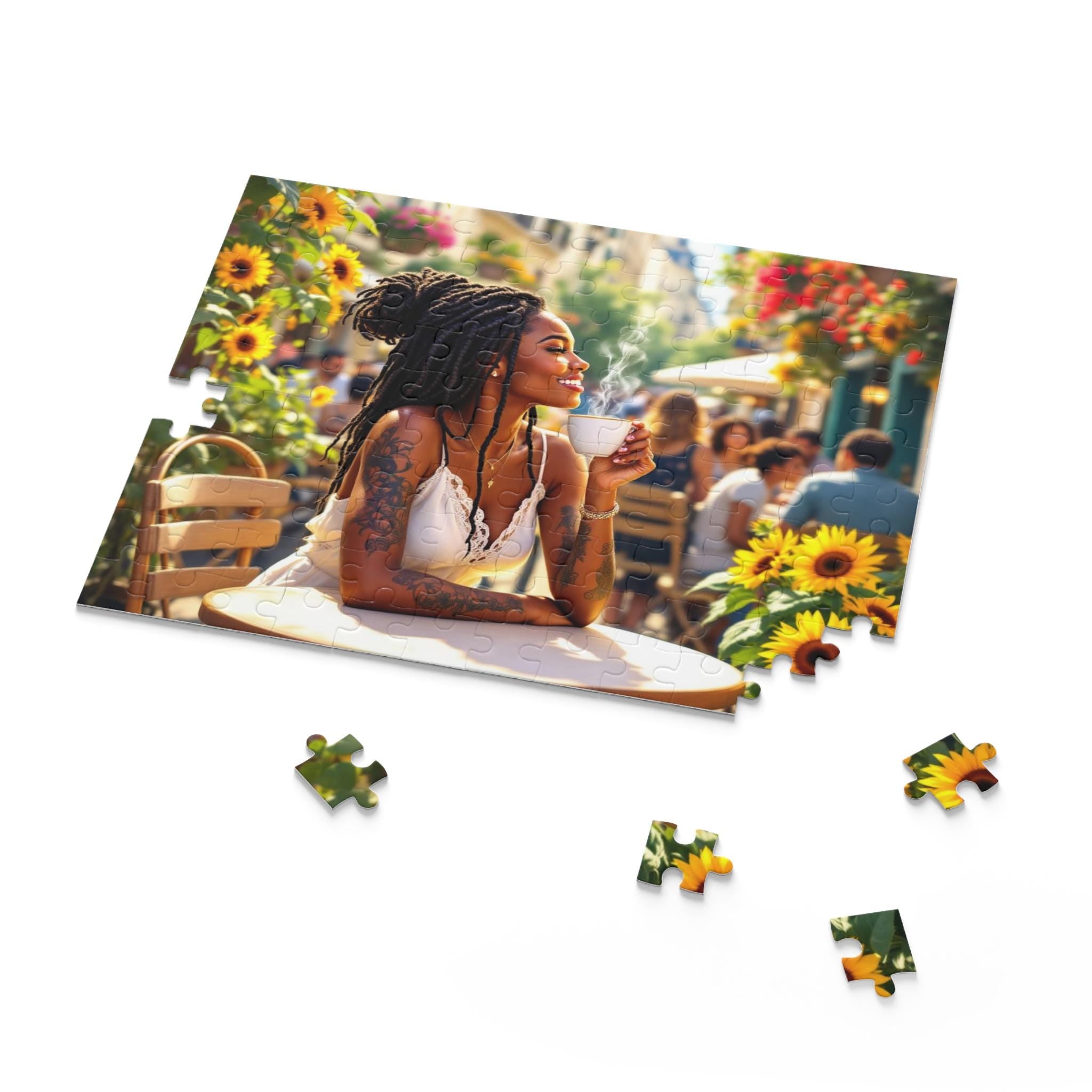Coffee & Sunflowers Puzzle