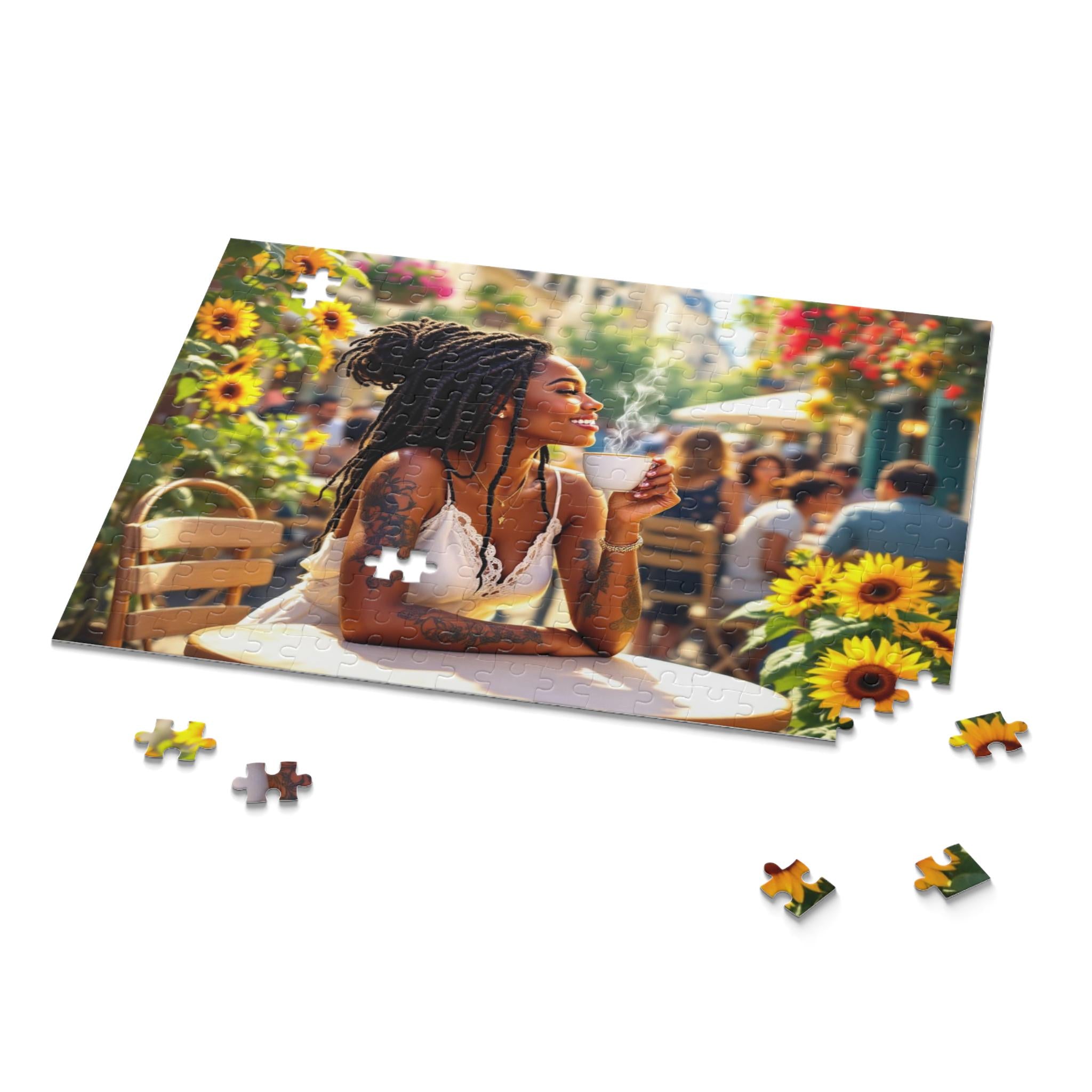 Coffee & Sunflowers Puzzle
