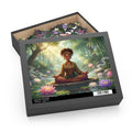 Meditating Woman Lotus Pond Puzzle