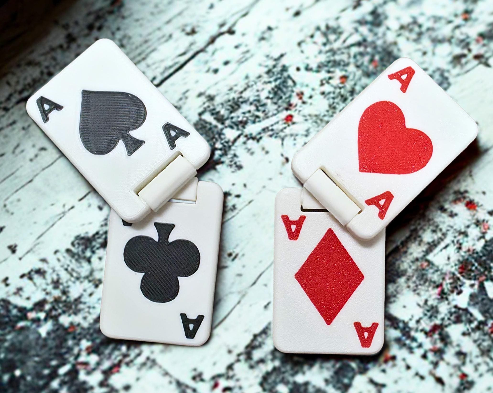 Playing Card Fidget Toy, Flip Slide Clicker, Stress Relief Gadget, Anxiety Focus Tool