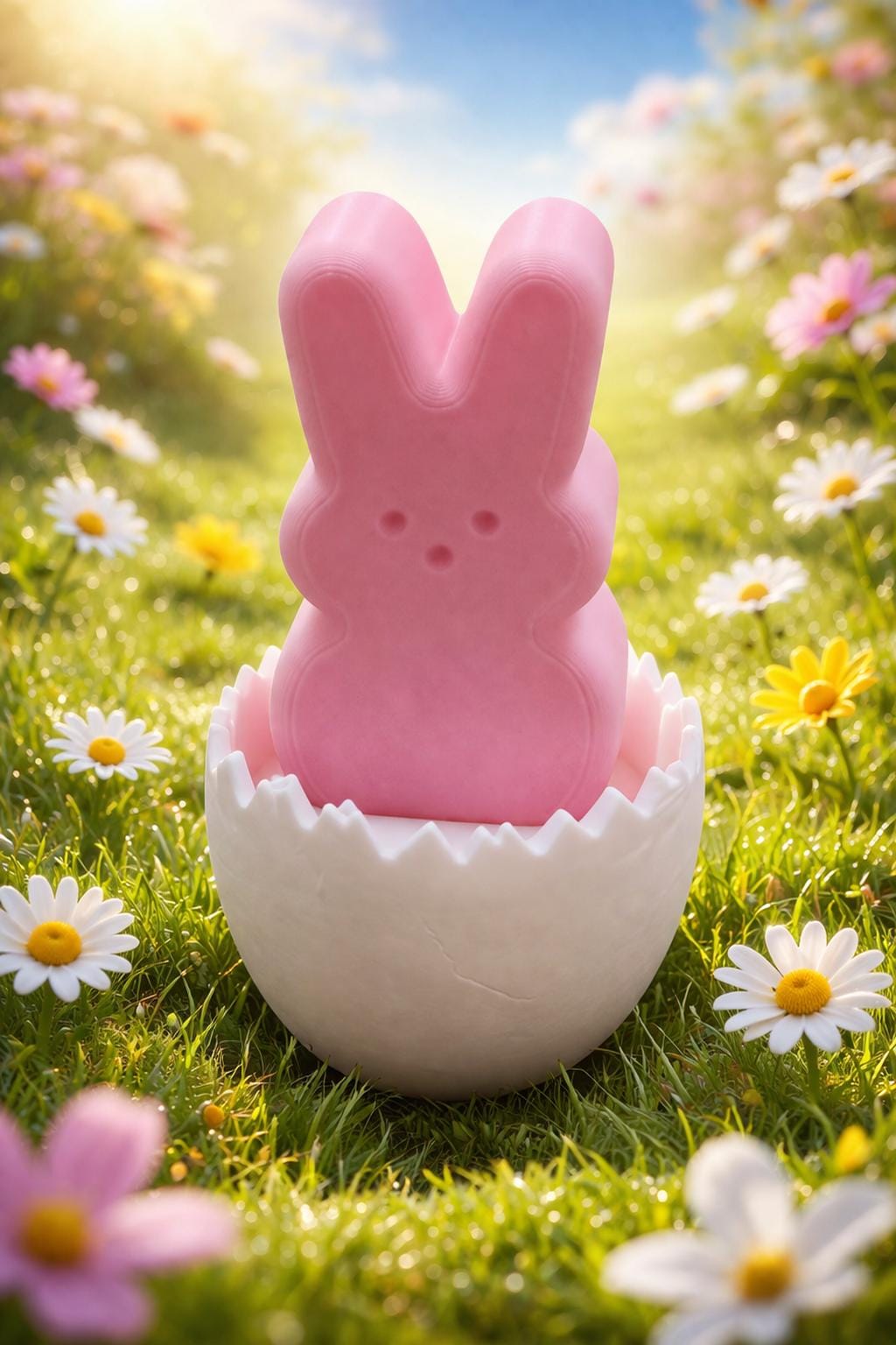 Easter Bunny Fidget Clicker | ASMR Stress Relief Sensory Toy (Pastel Colors)
