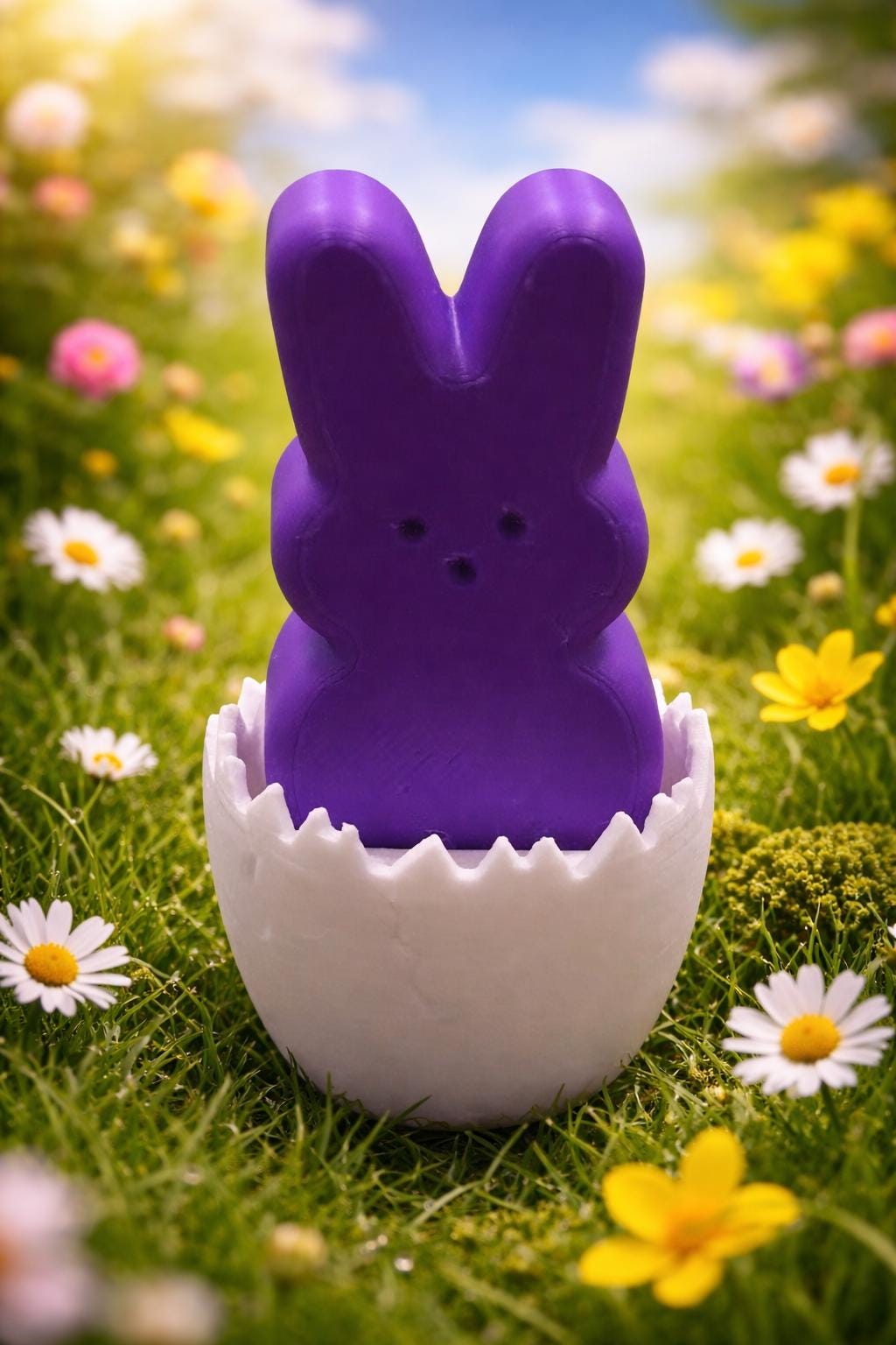 Easter Bunny Fidget Clicker | ASMR Stress Relief Sensory Toy (Pastel Colors)